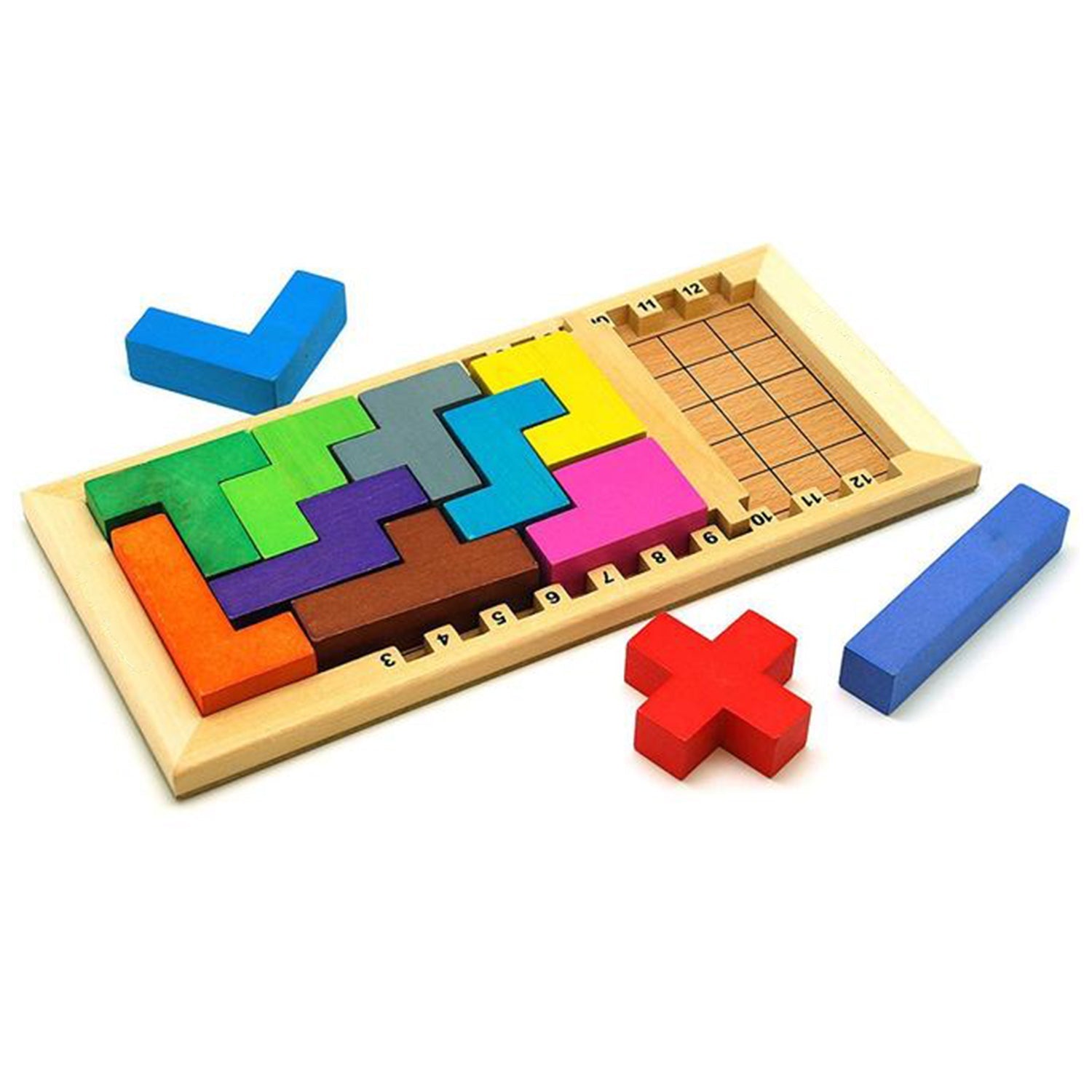 AT50 Wooden Mind Game and game for kids and babies for playing and enjoying purposes. - Image 3