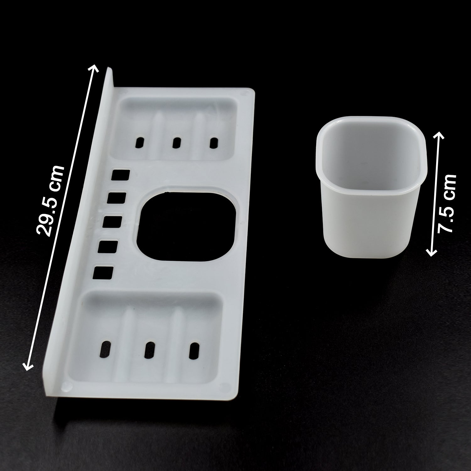 4 in 1 Plastic Soap Dish and plastic soap dish tray used in bathroom and kitchen purposes. - Image 5