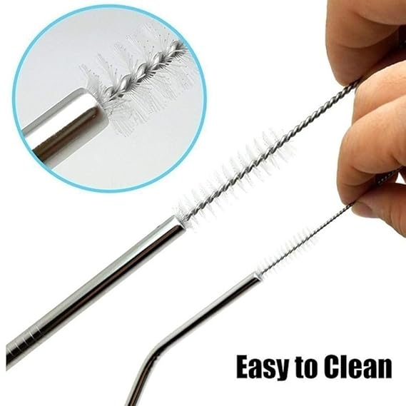 Stainless Steel Straw Cleaning Brush Drinking Pipe 23mm 1 Pcs - Image 2
