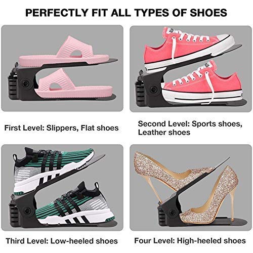 Adjustable Folding Shoe Slots Organizer - Image 3