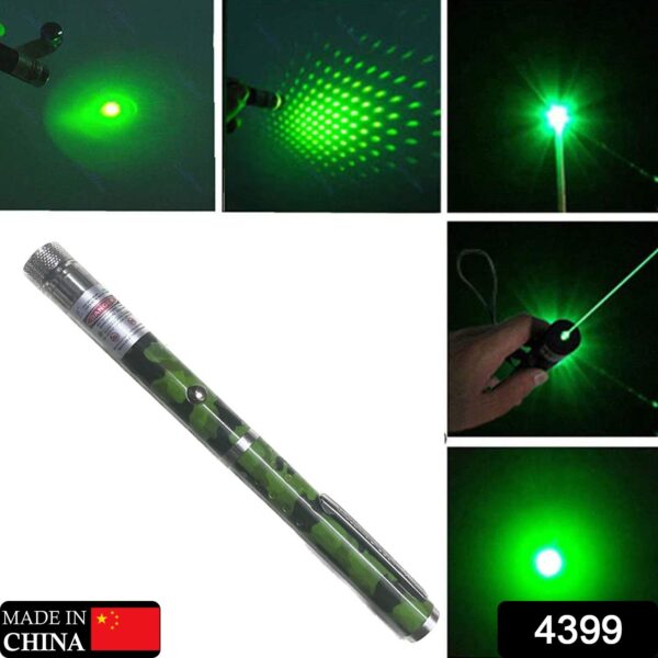 Green Multipurpose Laser Light Disco Pointer Pen Beam With Adjustable Antena Cap To Change Project Design - Image 2