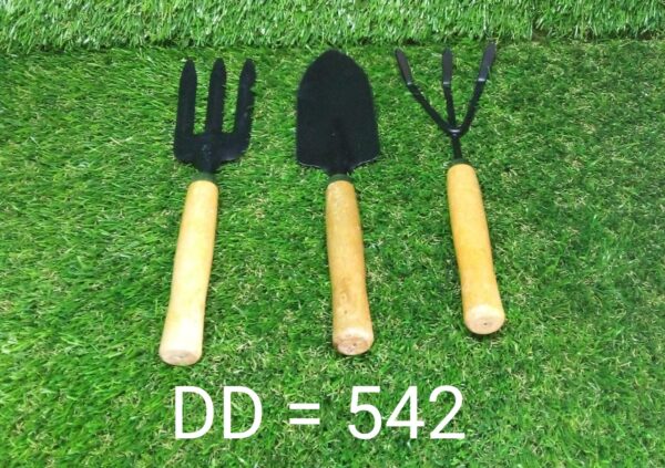 Gardening Tools - Hand Cultivator, Small Trowel, Garden Fork (Set of 3) - Image 7