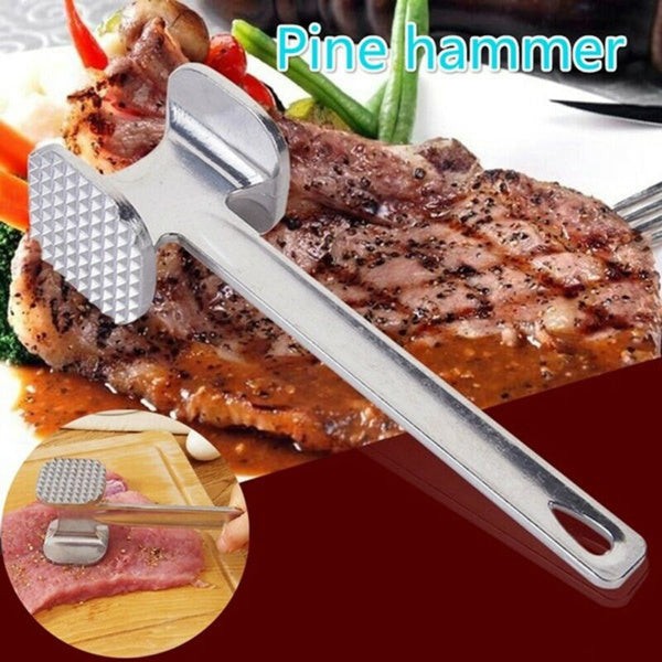 Professional Two Sided Beef / Meat Hammer Tenderizer - Image 5