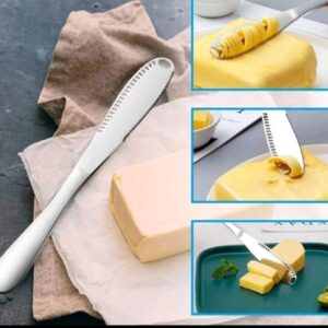 SS BUTTER KNIFE WITH HOLES (1PC) (YS+X163)