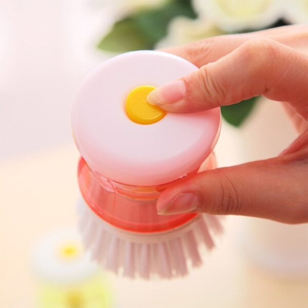 Cleaning Brush with Liquid Soap Dispenser (X356)