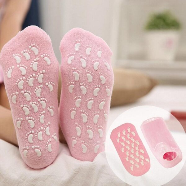 Silicone Moisturizing Feet Socks Gel (1 pair) (X841)