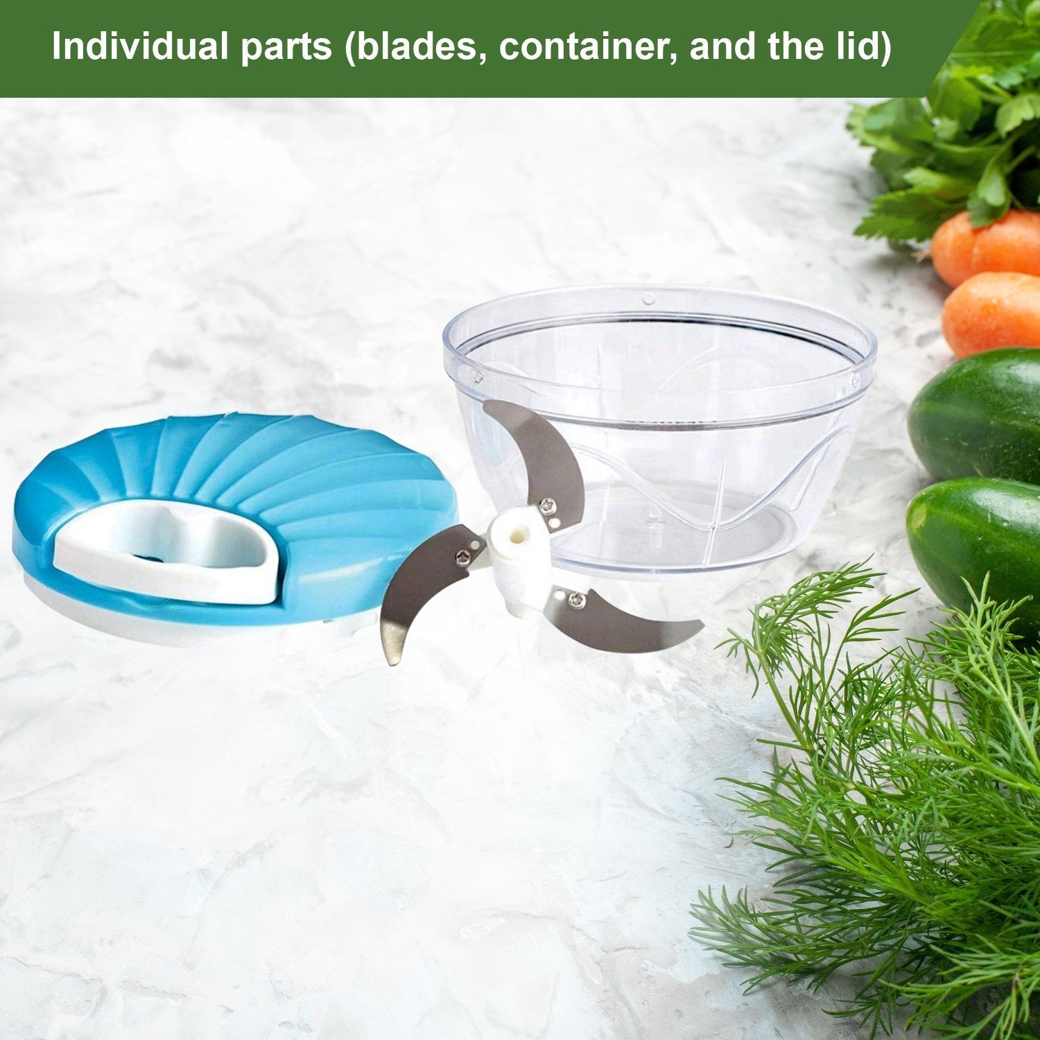 2in1 Speedy Chopper With Easy to Chop Vegetable - Image 7