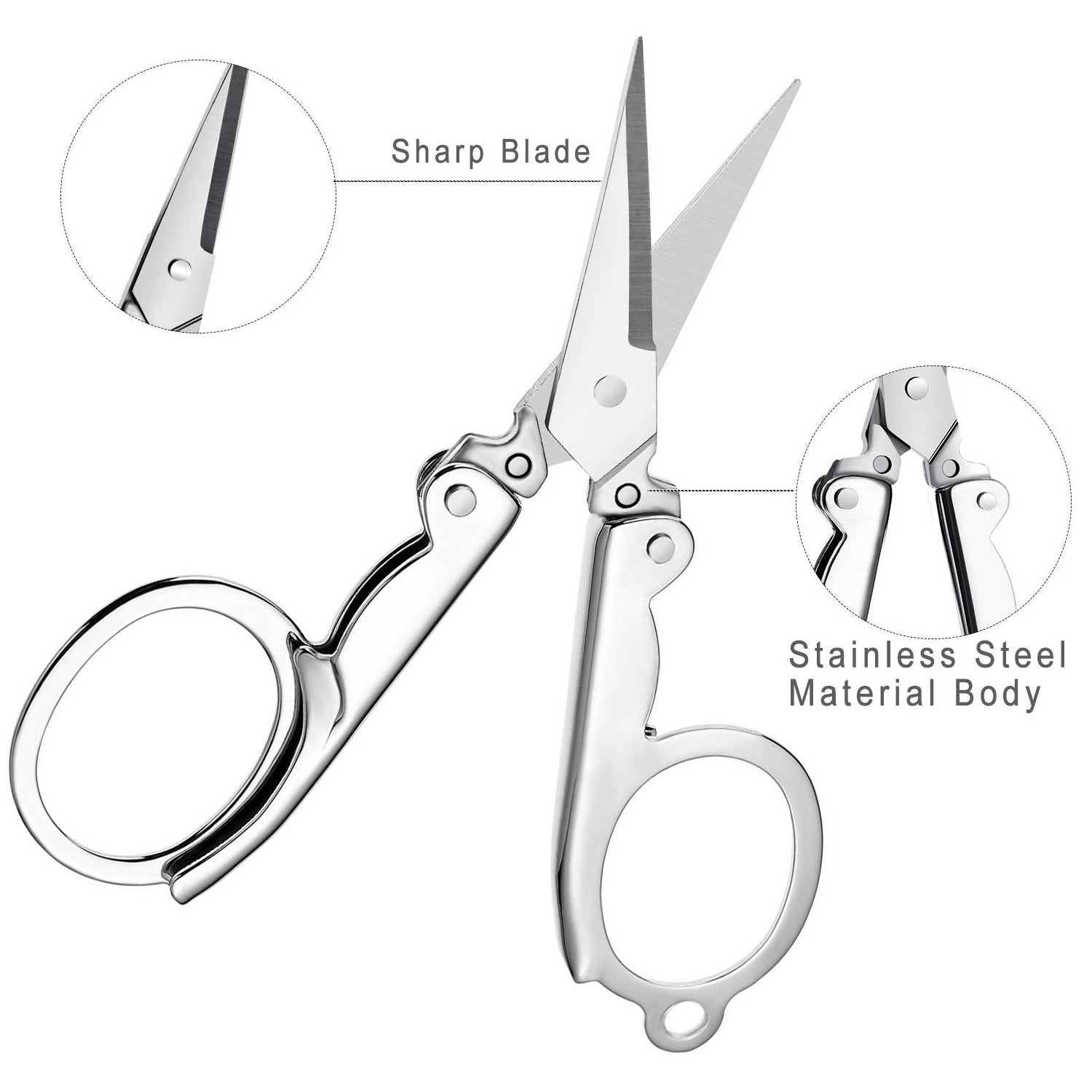 Folding Scissor 3.5inch used in crafting and cutting purposes for children’s and adults. - Image 8