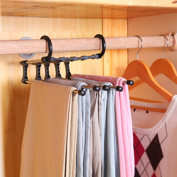 Adjustable Trouser Pants Hanger Organizer - Image 7