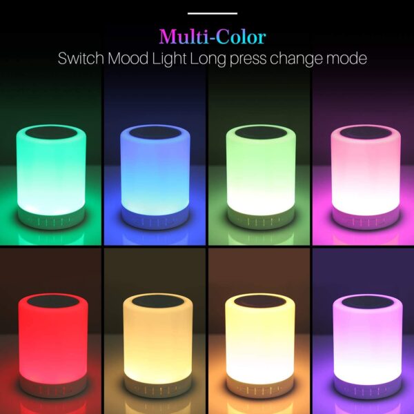 Wireless Night Light LED Touch Lamp Speaker Bluetooth speaker - Image 7