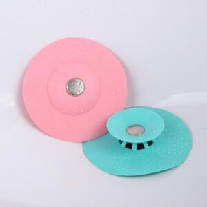 Creative 2-in-1 Silicone Sewer Sink Sealer Cover Drainer (multicolour) (X661)