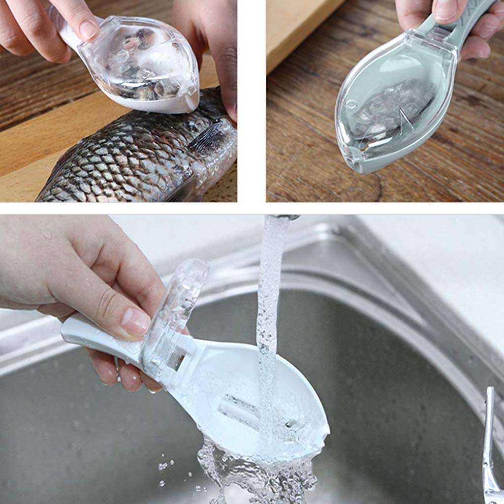 Fish Scale Scraper Skin Peeler Fish Tools Kitchen Gadget - Image 8