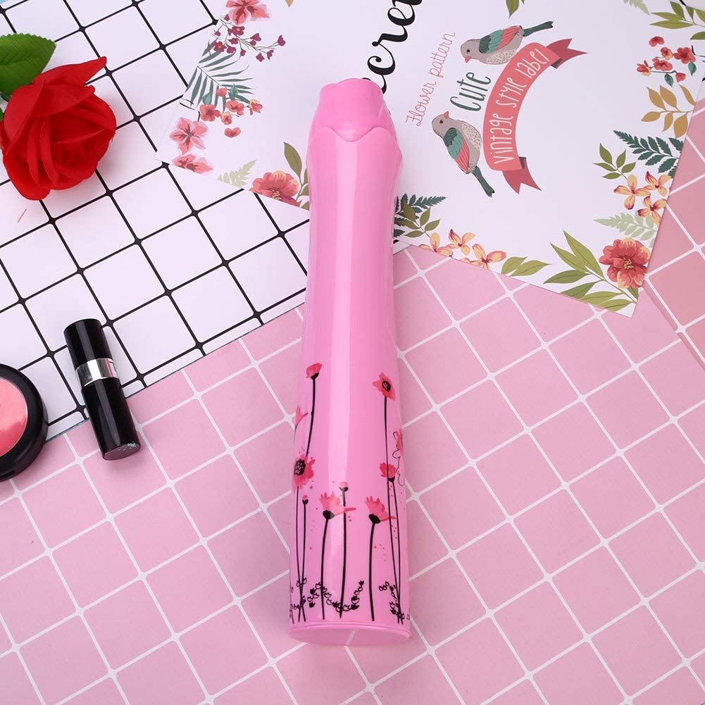 Rose umbrella Lightweight Waterproof UV Protection Mini Folding Creative Rose Flower Case - Image 5