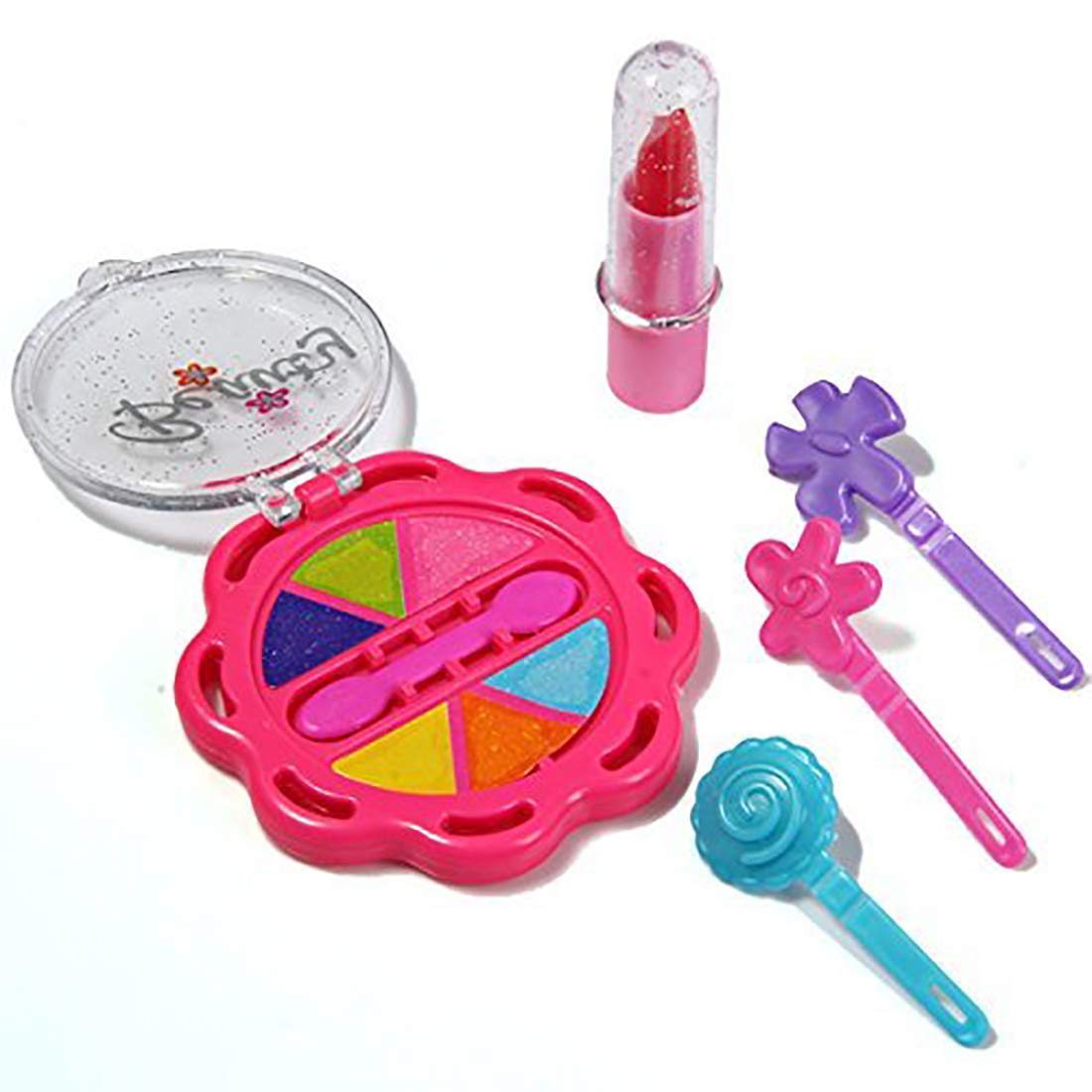 Beauty Make up Set for Kids Girls with Fold-able Suitcase (Multicolour) - Image 4