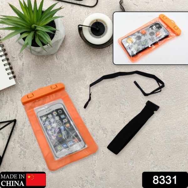 Waterproof Phone Pouch Bag, Clear Underwater Cellphone Dry Bag Protection Cover Bag for Beach Swimming Pool & Camping For all Mobile - Image 2