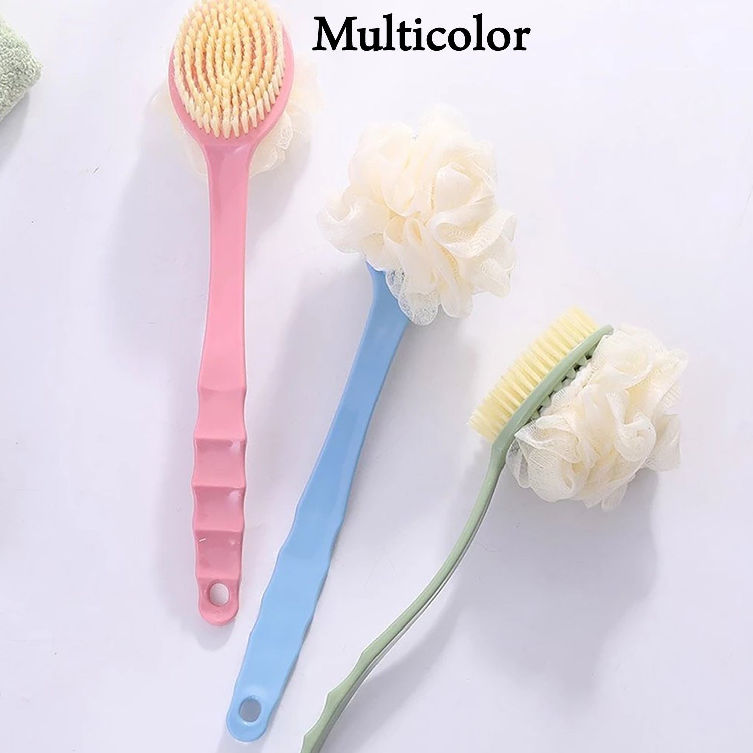 2in1 Bath Brush With Long Handle (MKK+X89) - Image 5