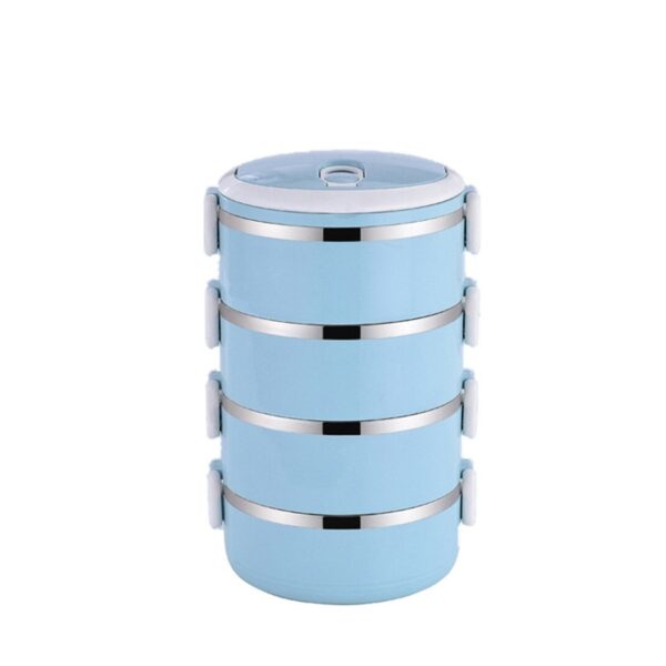 Multi Layer Stainless Steel Hot Lunch Box (4 Layer) (X325) - Image 3
