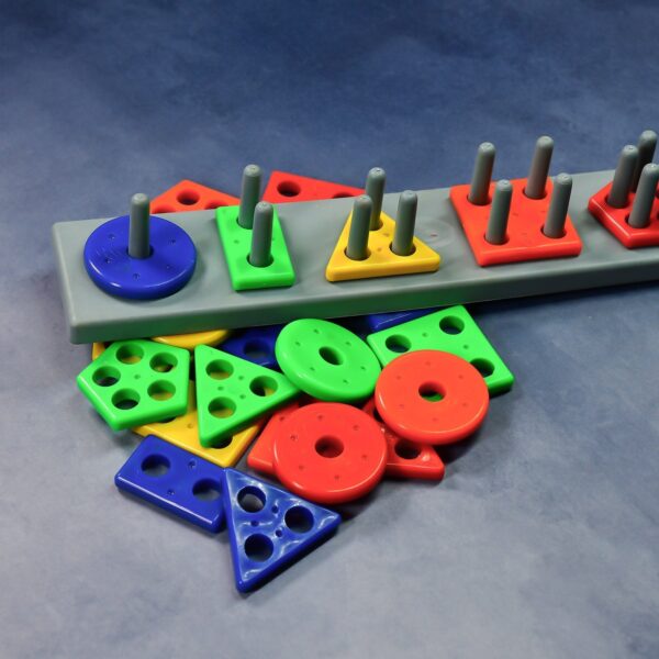 Geometric Brick - 5 Angle Matching Column Blocks for Kids - Preschool Educational Learning Toys.(X977)