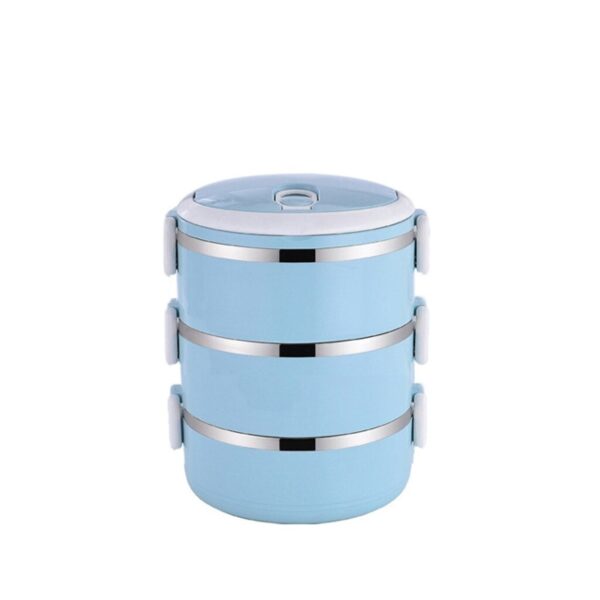Multi Layer Stainless Steel Hot Lunch Box (3 Layer) - Image 4