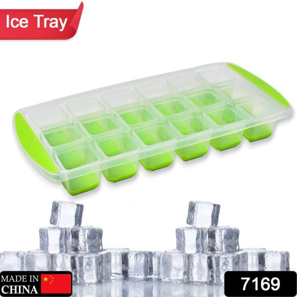 18-Cavity Pop-Up Ice Cube Tray - Flexible Silicone, Easy Release 100% BPA-Free - Image 2
