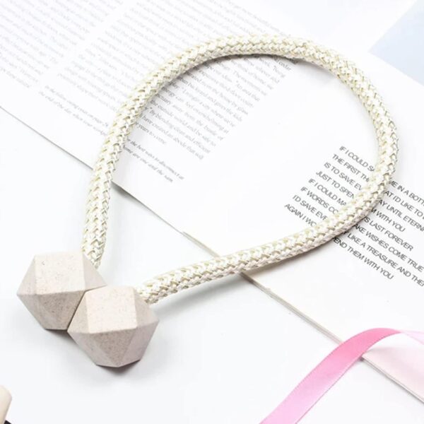 curtain_buckle_2pc_setNon-Magnetic Curtain Tiebacks: Decorative Pearl Design (2 Pc, Plastic) (X1054) - Image 4