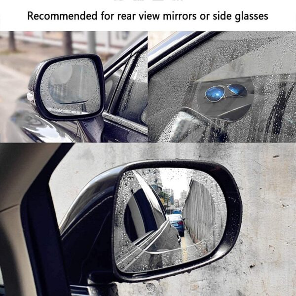 Anti Fog Anti Scratch Interior Rearview Car Mirror Film Waterproof HD Clear Protective Sticker Film for Safe Driving, Car Mirrors, Side Windows - Image 5
