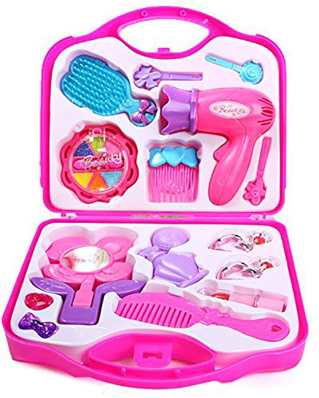 Beauty Make up Set for Kids Girls with Fold-able Suitcase (Multicolour) - Image 5