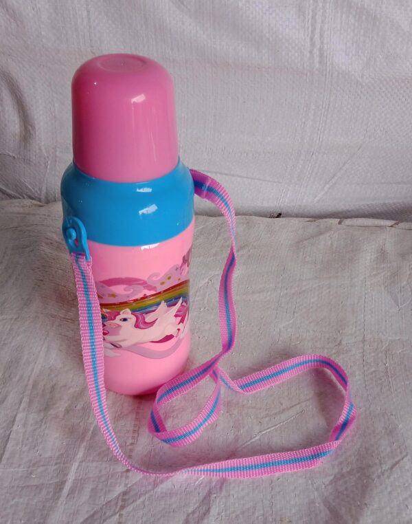 500ml Insulated Sports Water Bottle with Dori & Straw: Leakproof, BPA-Free, Kids - Image 7