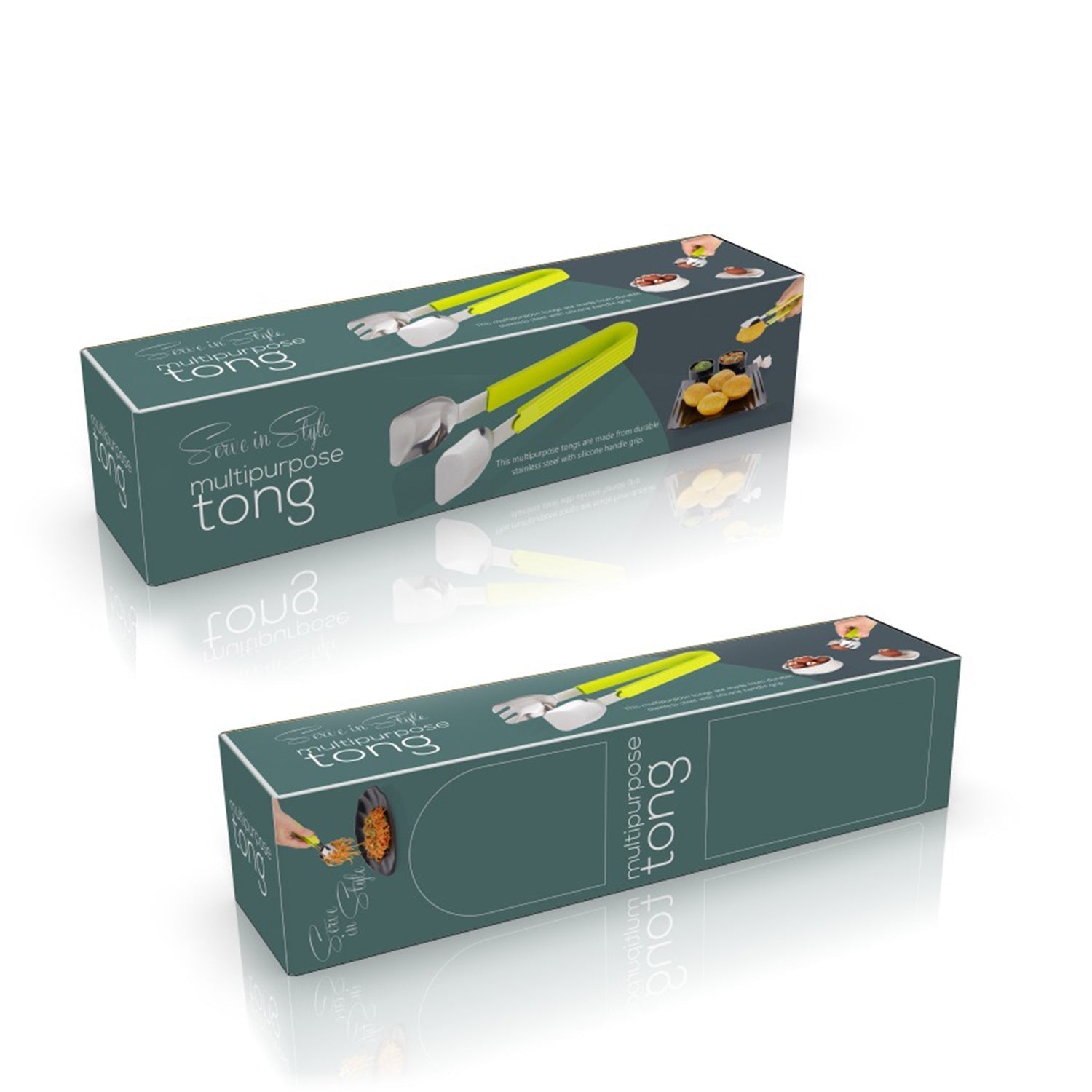 Multi P Salad Serve Tong used in all kinds of places household and kitchen purposes for holding and grabbing food stuffs and items etc. - Image 4