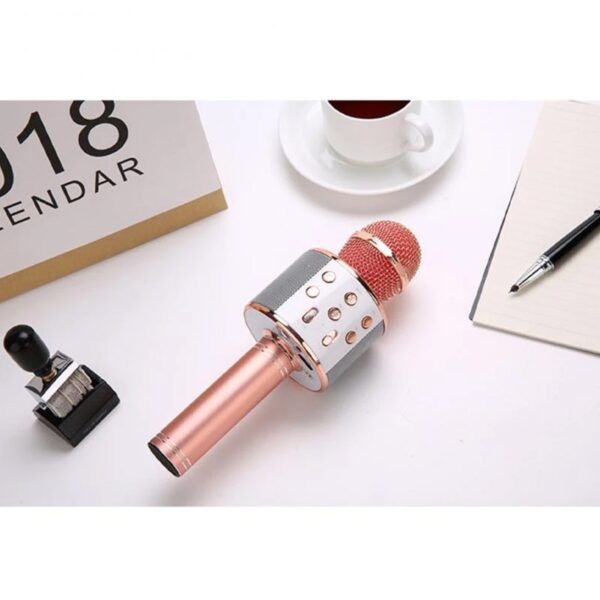 Wireless Bluetooth Recording Condenser Handheld Microphone Bluetooth Speaker Audio Recording Karaoke with Mic (Multicolor 1 Pc) - Image 8