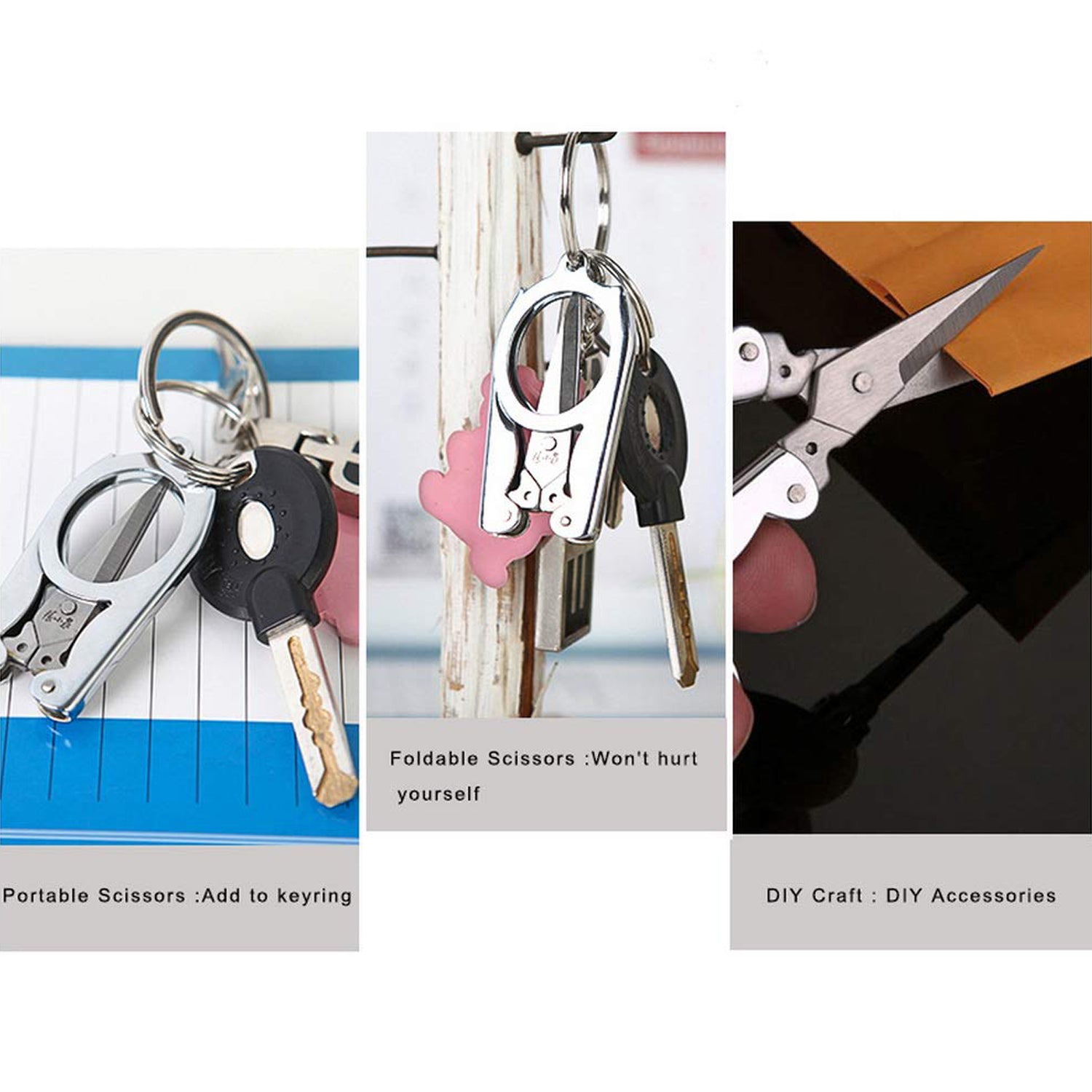 Folding Scissor 3.5inch used in crafting and cutting purposes for children’s and adults. - Image 9