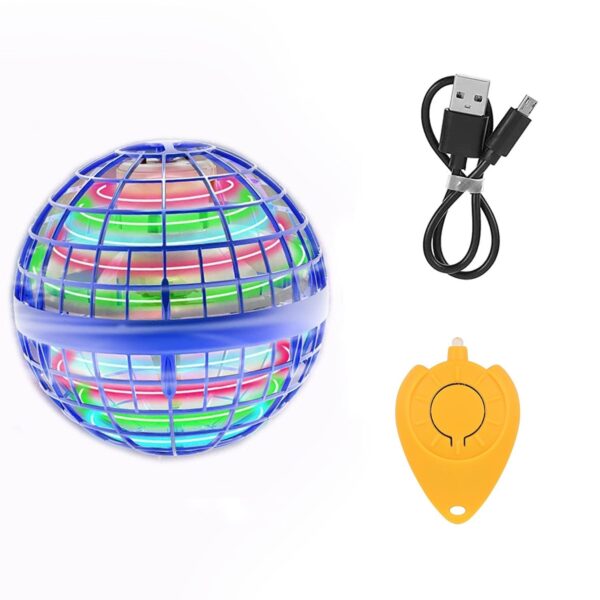 Flying Ball Toys, USB Rechargeable Built-in RGB Lights 360°Rotating Magic Controller, Flying Orb Ball Boomerang Mini Pro Spinner Blastoise Toys (X563) - Image 3