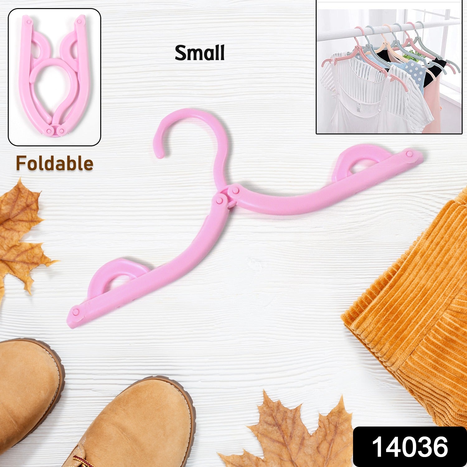 Travel Hangers Portable Folding Clothes Hangers (1 Pc Small)
