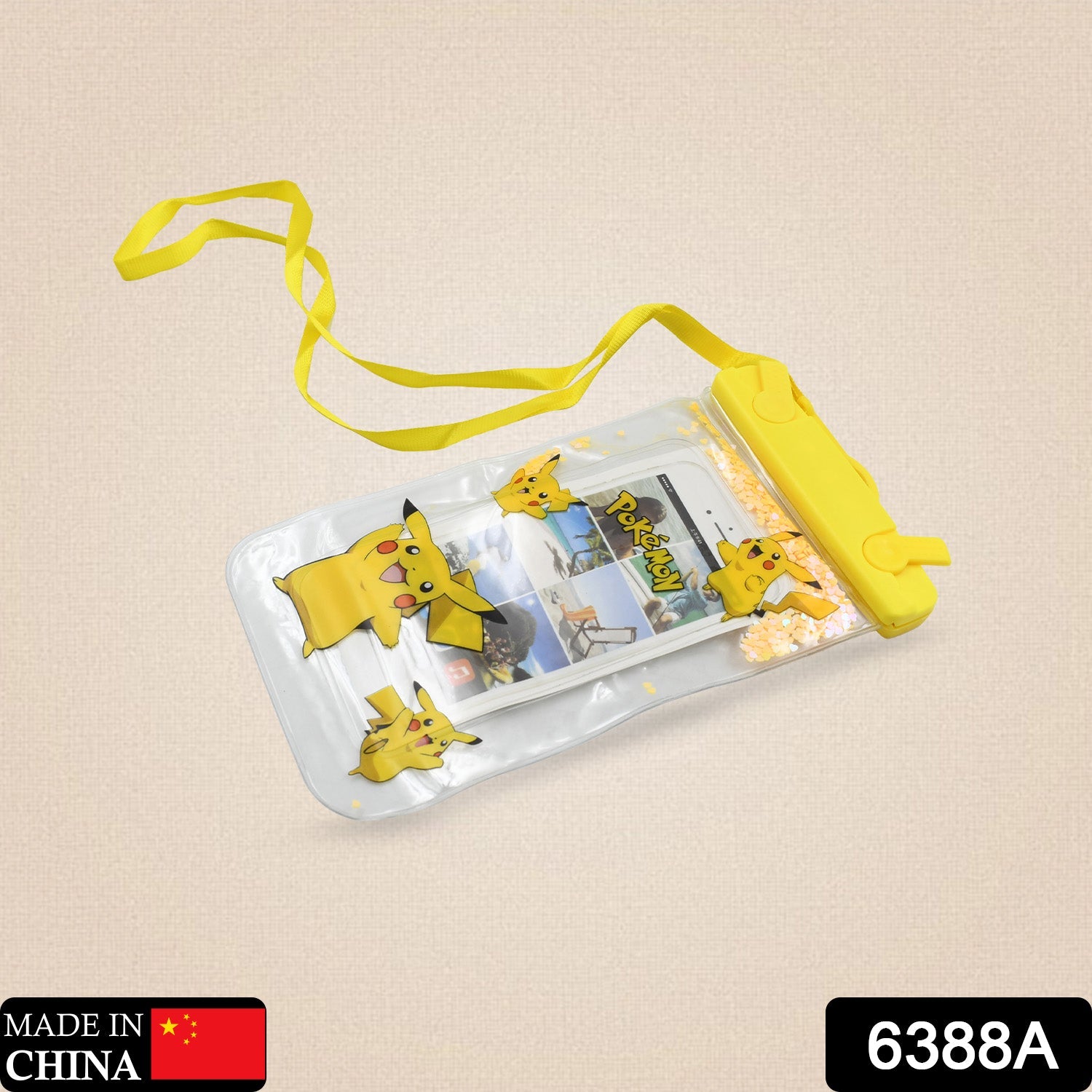 Mix Color Dust Proof rain Pouch Waterproof Plastic Mobile Cover With Belt Waterproof Phone Pouch, Large Phone Waterproof Case Underwater Dry Bag for All Android and iPhone Models - Image 2