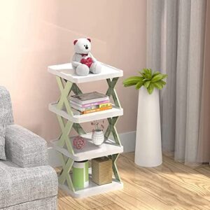 4 Layer Shoes Stand Shoe Tower Rack Suit For Small Spaces Closet Small Entryway  (X272)