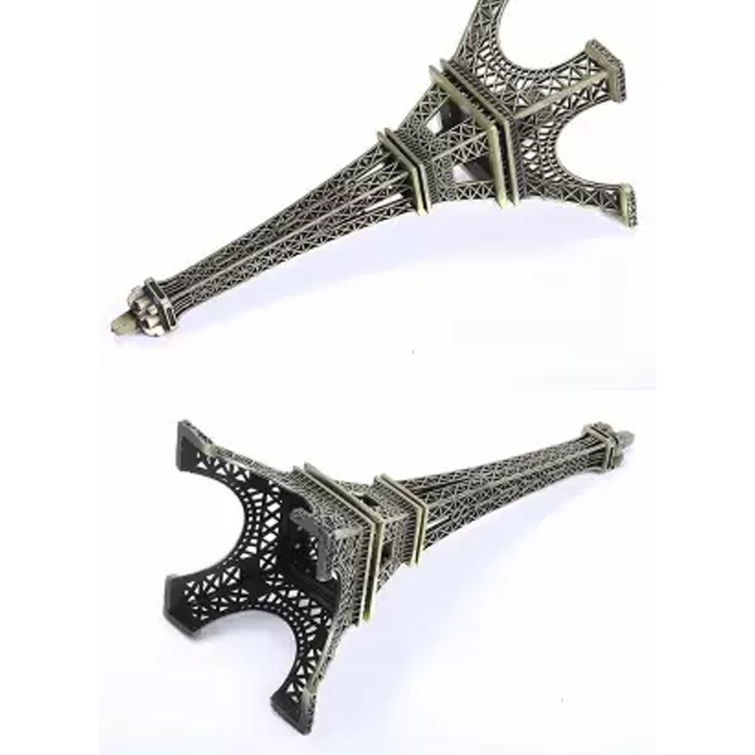 Antique Finish 3D Metal Paris Eiffel Tower Metal Craft Famous Landmark Building Metal Statue, Cabinet, Office, Gifts Decorative Showpiece. - Image 8