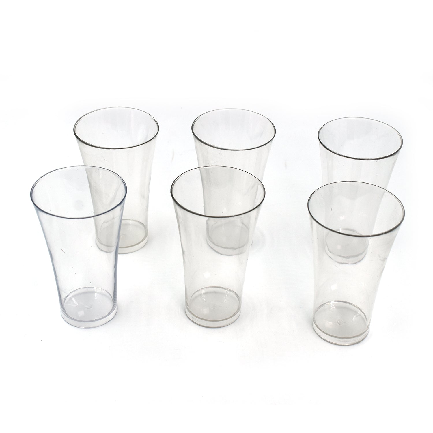 Drinking Glass Juice Glass Water Glass Set of 6 Transparent Glass - Image 4