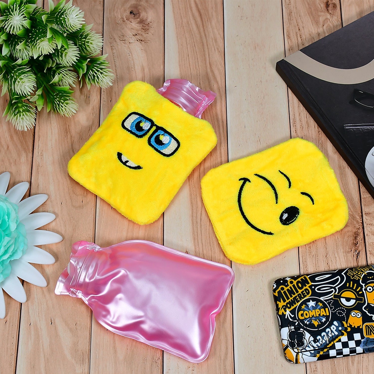 Fun Emoji Relief (1 Pc): Mini Hot Water Bag for Aches & Pains - Image 5