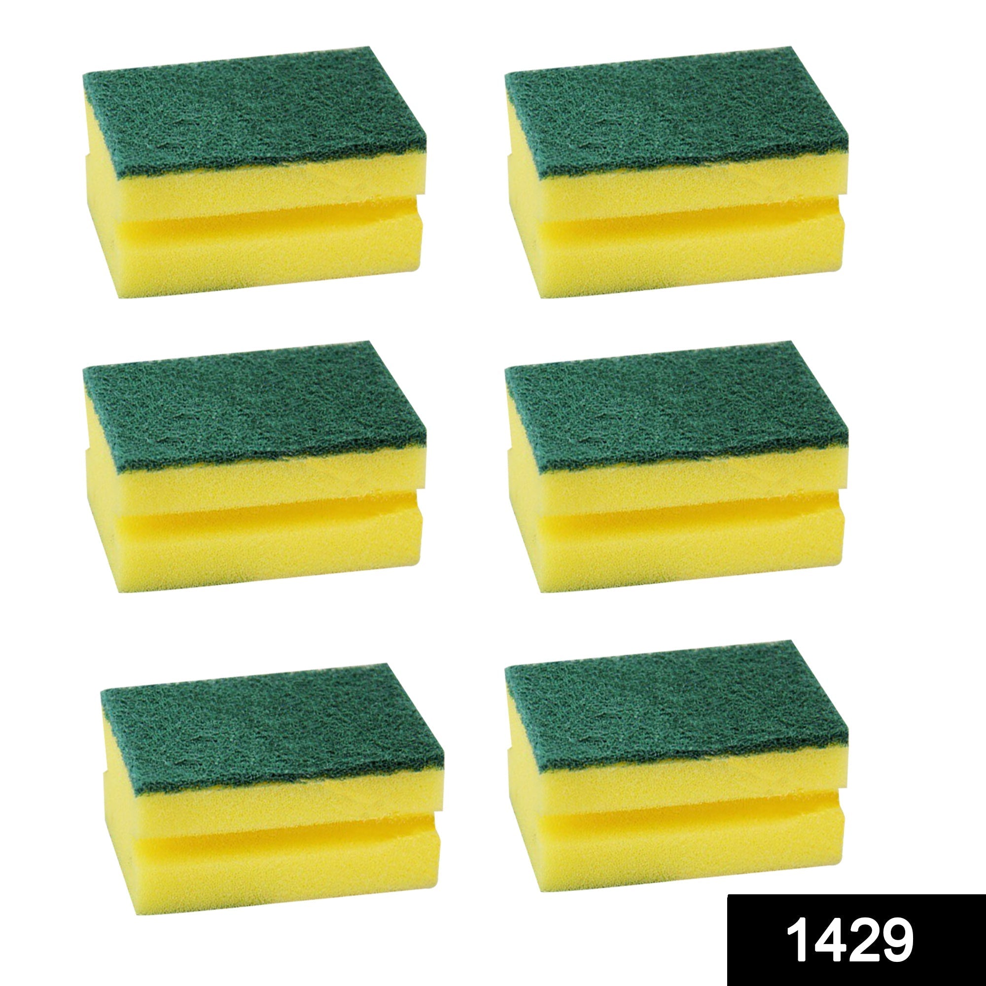 Scrub Sponge 2 in 1 PAD for Kitchen, Sink, Bathroom Cleaning Scrubber - Image 2
