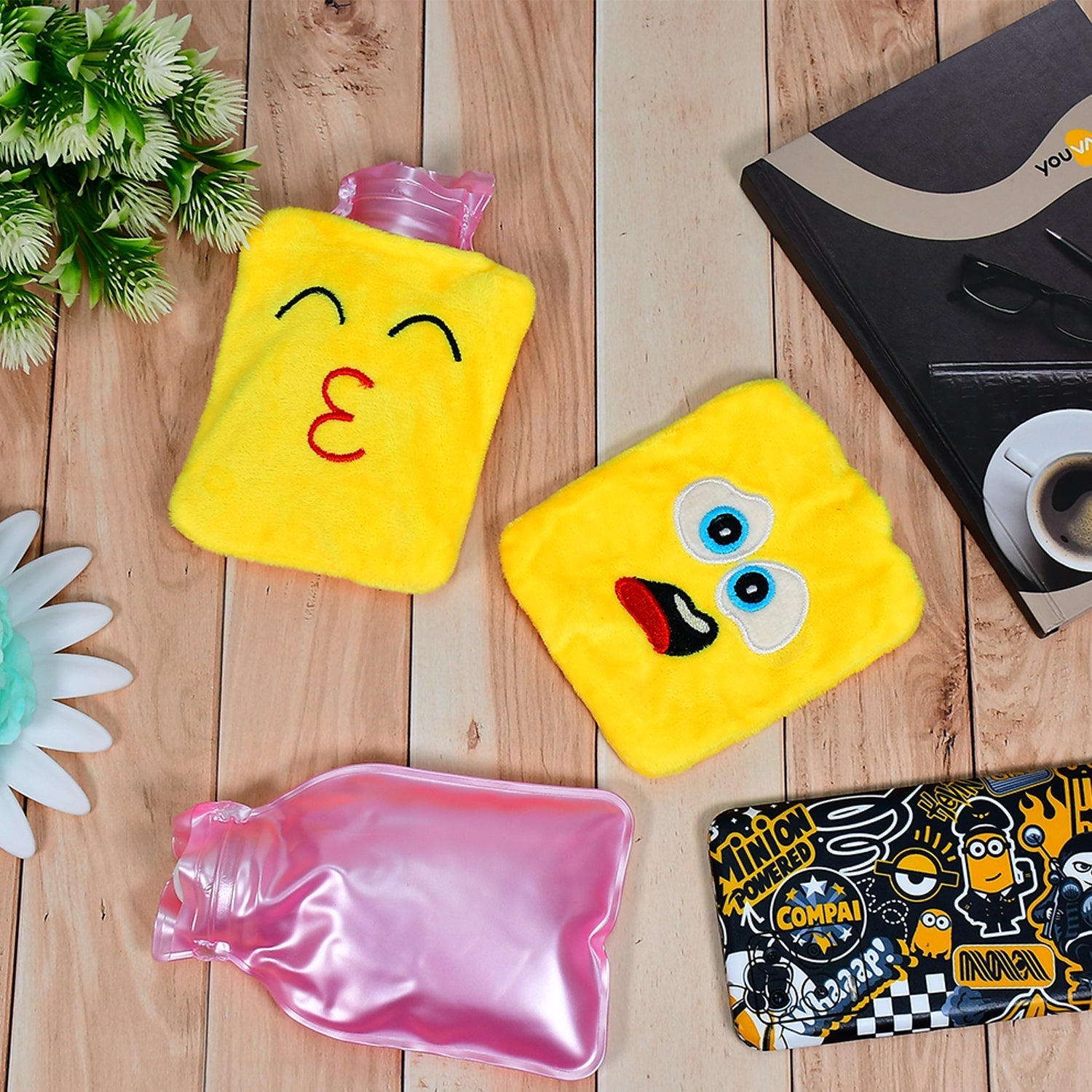 Fun Emoji Relief (1 Pc): Mini Hot Water Bag for Aches & Pains - Image 6