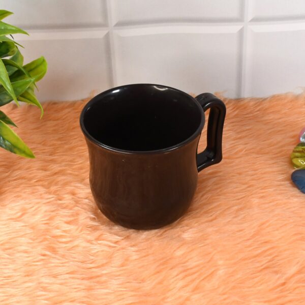 Premium Plastic Coffee  Tea Cups  Mug With Handle (1 Pc  With Color Box  Black) (X959) - Image 4