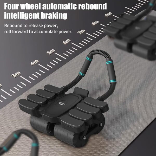 Automatic Rebound Abdominal Wheel With 8 Elbow Supports (1 Pc) (X463) - Image 5