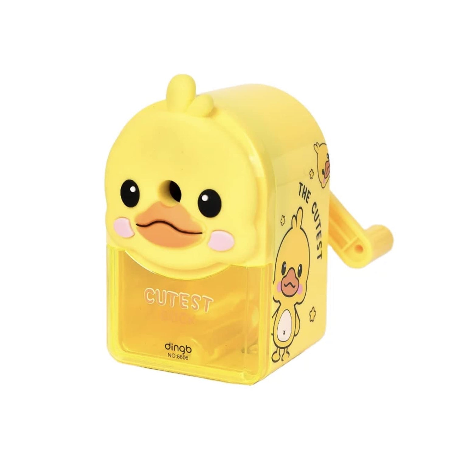 Plastic Cutest Duck Pencil Sharpener (1 Pc) X724) - Image 4