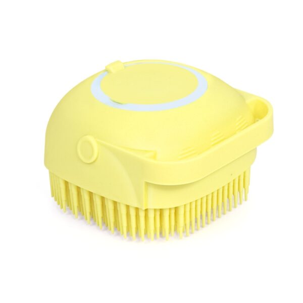 SILICONE BATH BODY BRUSH WITH SHAMPOO DISPENSER (X985)
