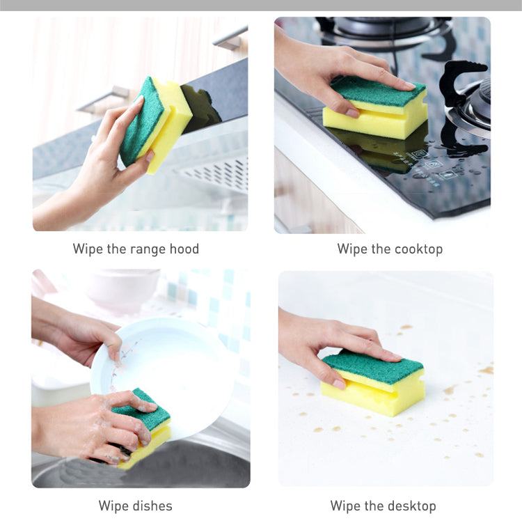 Scrub Sponge 2 in 1 PAD for Kitchen, Sink, Bathroom Cleaning Scrubber - Image 8