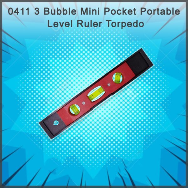 3 Bubble Mini Pocket Portable Level Ruler Torpedo - Image 5