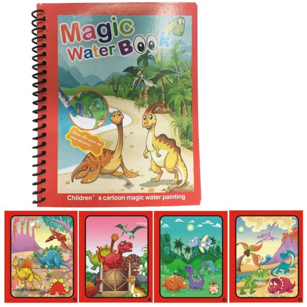 Magic Water Quick Dry Book Water Coloring Book Doodle With Magic Pen Painting Board (X803) - Image 3
