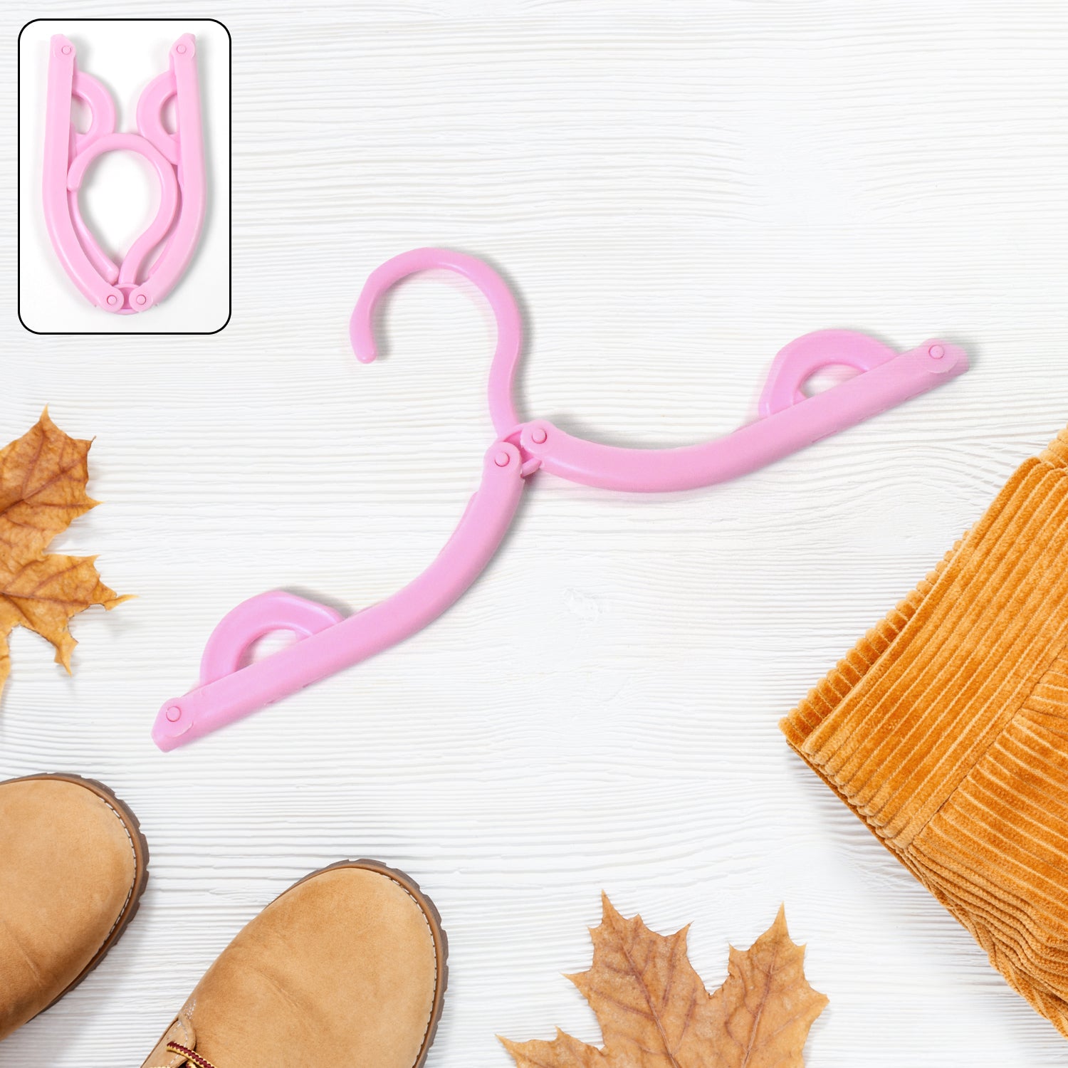 Travel Hangers Portable Folding Clothes Hangers (1 Pc Small) - Image 2