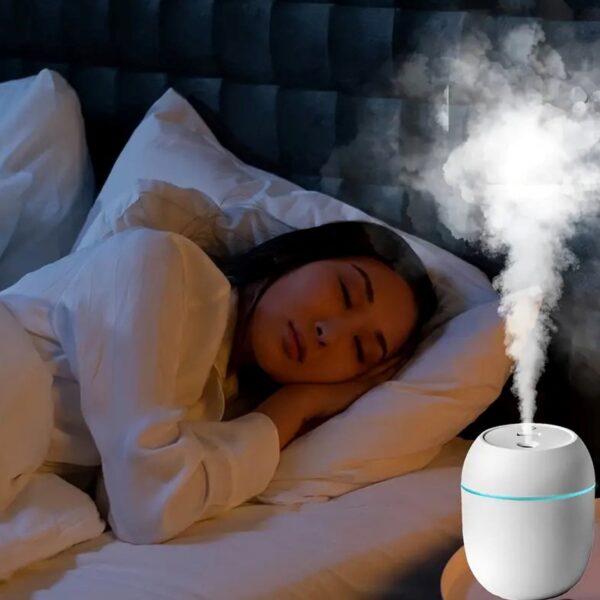 Portable Lighting Mini Humidifier Usb Personal Desktop Cool Mist Humidifiers (250 Ml) (X319) - Image 3