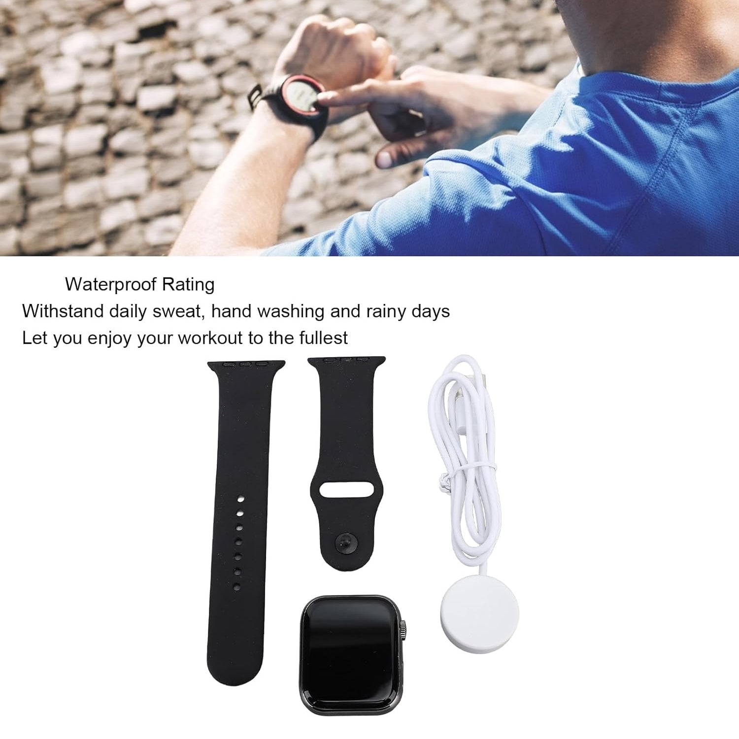 Tx10 Pro Max Large Display Wireless Charging Smartwatch (1 Pc) - Image 5